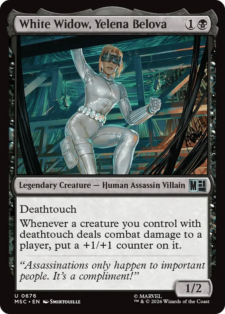 White Widow, Yelena Belova · Marvel Super Heroes Commander