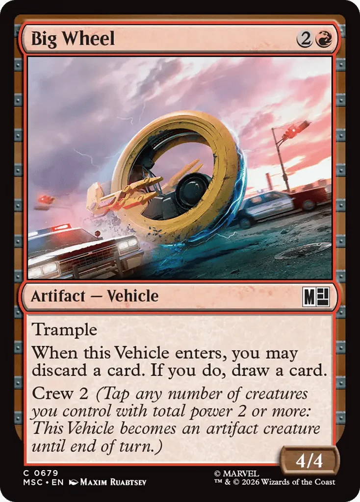 Big Wheel · Marvel Super Heroes Commander