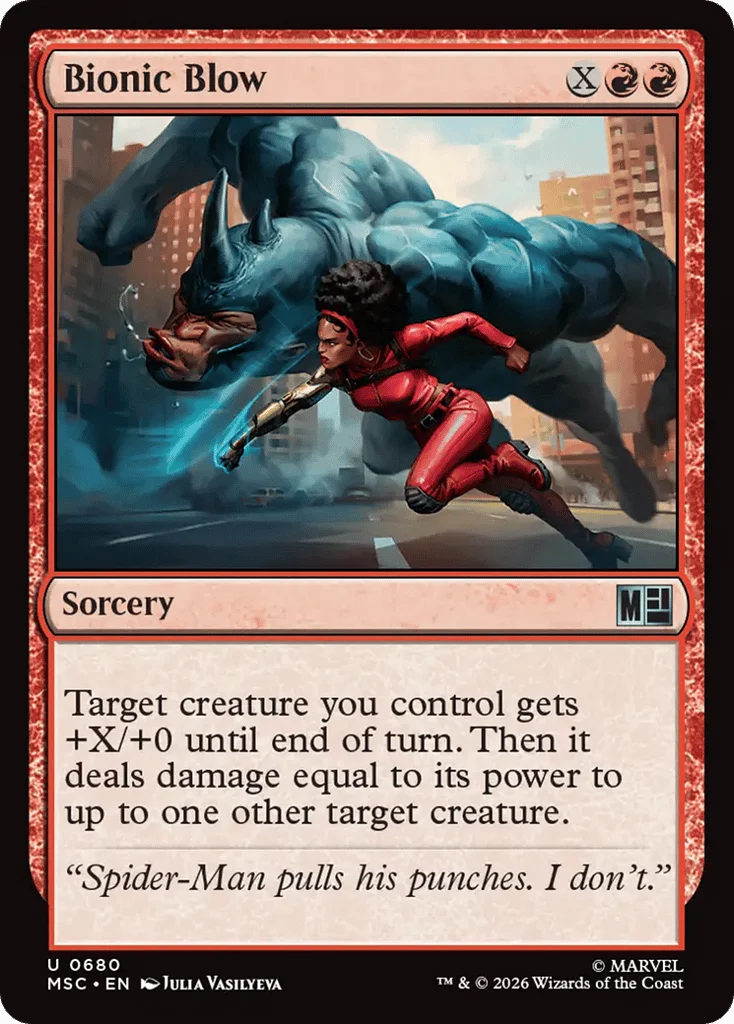 Bionic Blow · Marvel Super Heroes Commander