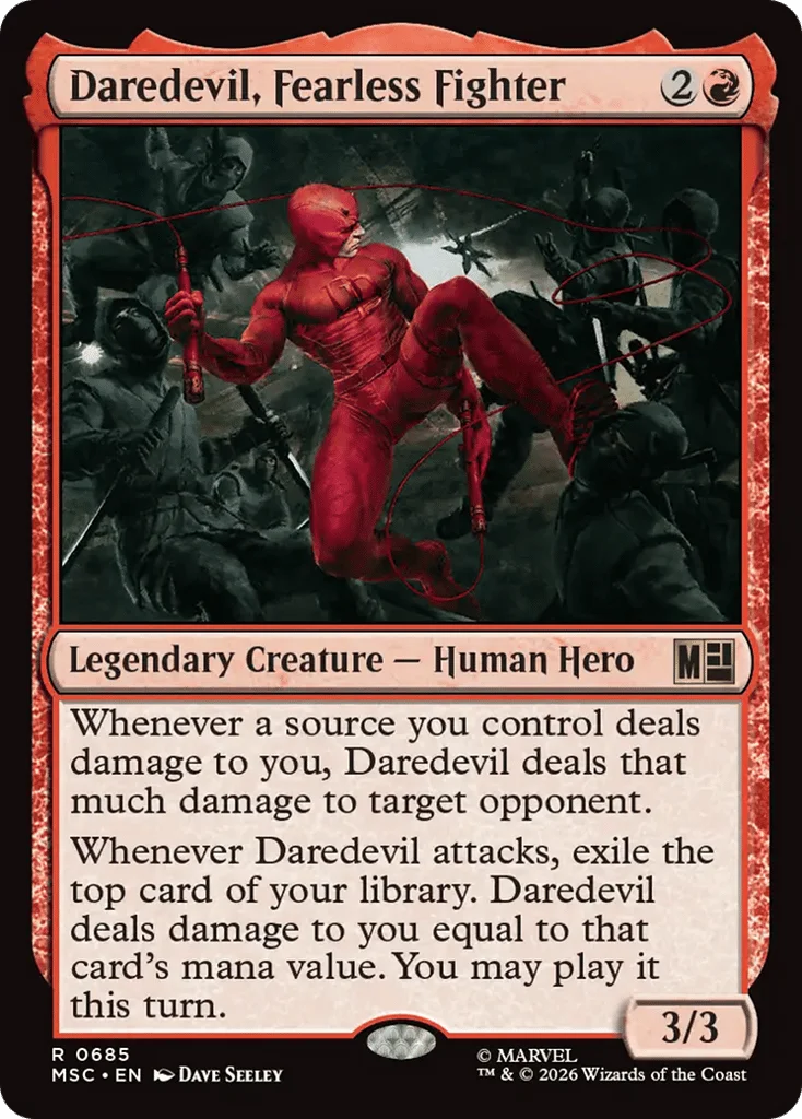 Daredevil, Fearless Fighter · Marvel Super Heroes Commander