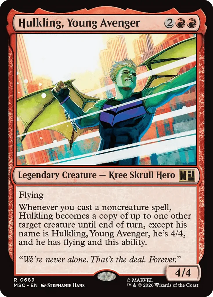 Hulkling, Young Avenger · Marvel Super Heroes Commander