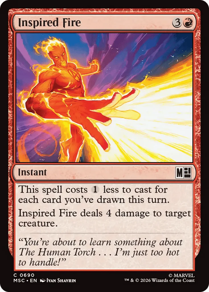 Inspired Fire · Marvel Super Heroes Commander