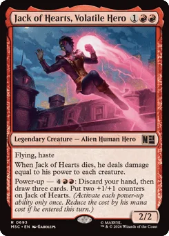 Jack of Hearts, Volatile Hero