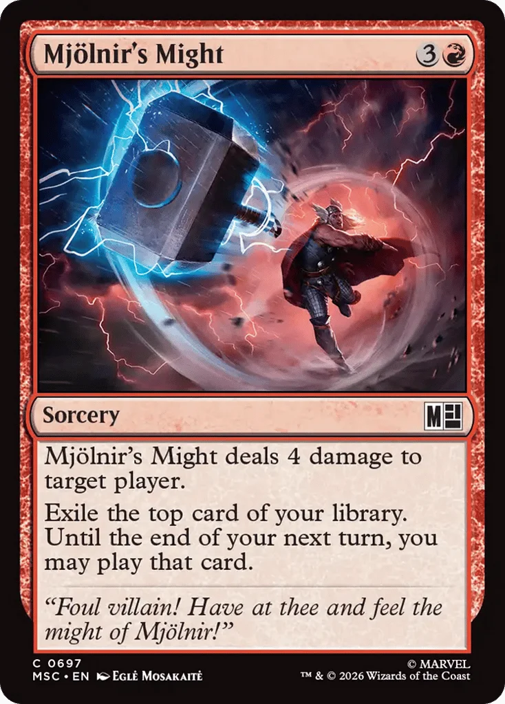 Mjölnir's Might · Marvel Super Heroes Commander