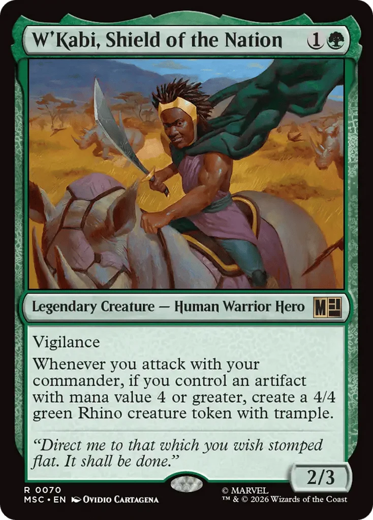 W'Kabi, Shield of the Nation · Marvel Super Heroes Commander