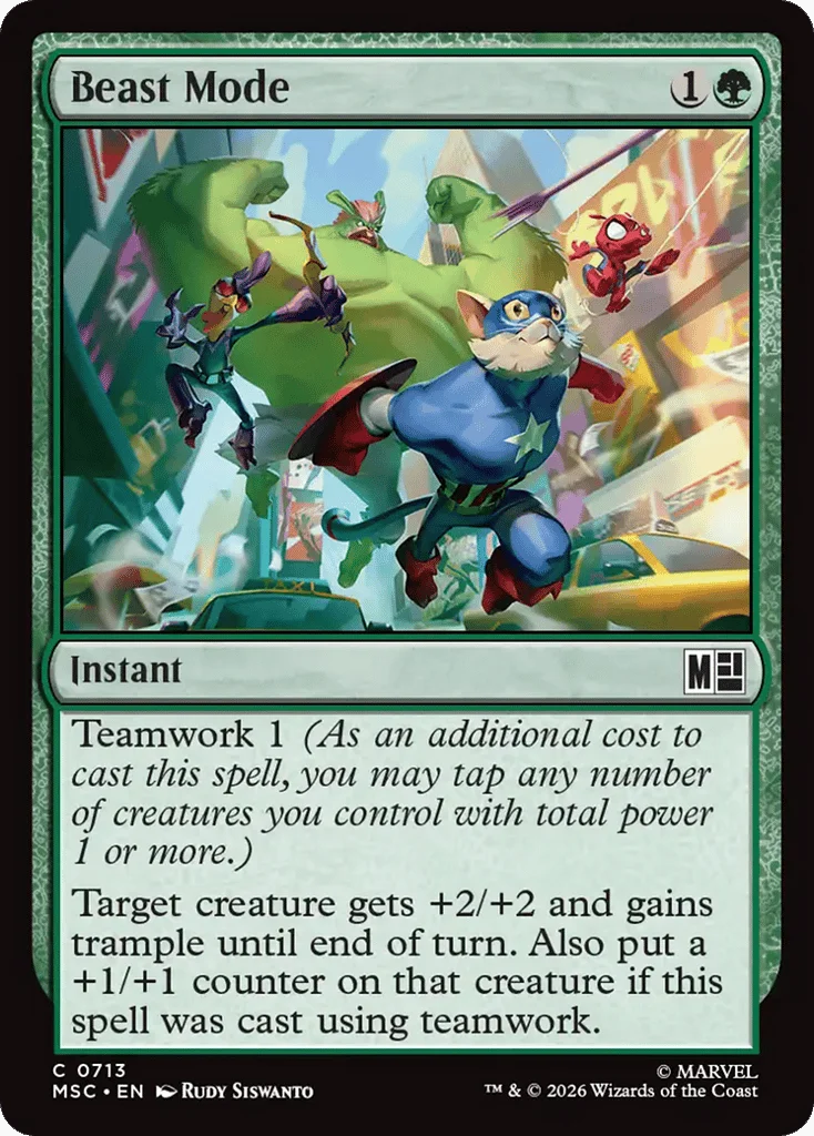Beast Mode · Marvel Super Heroes Commander