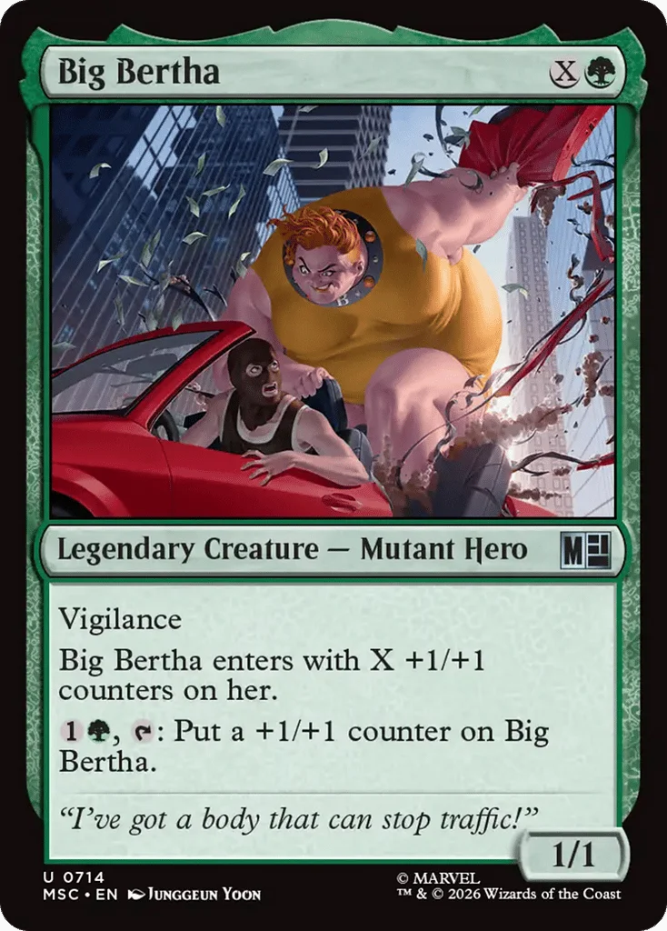 Big Bertha · Marvel Super Heroes Commander