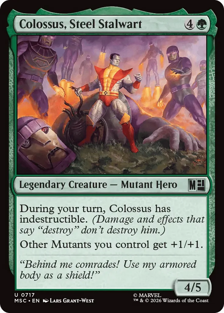 Colossus, Steel Stalwart · Marvel Super Heroes Commander