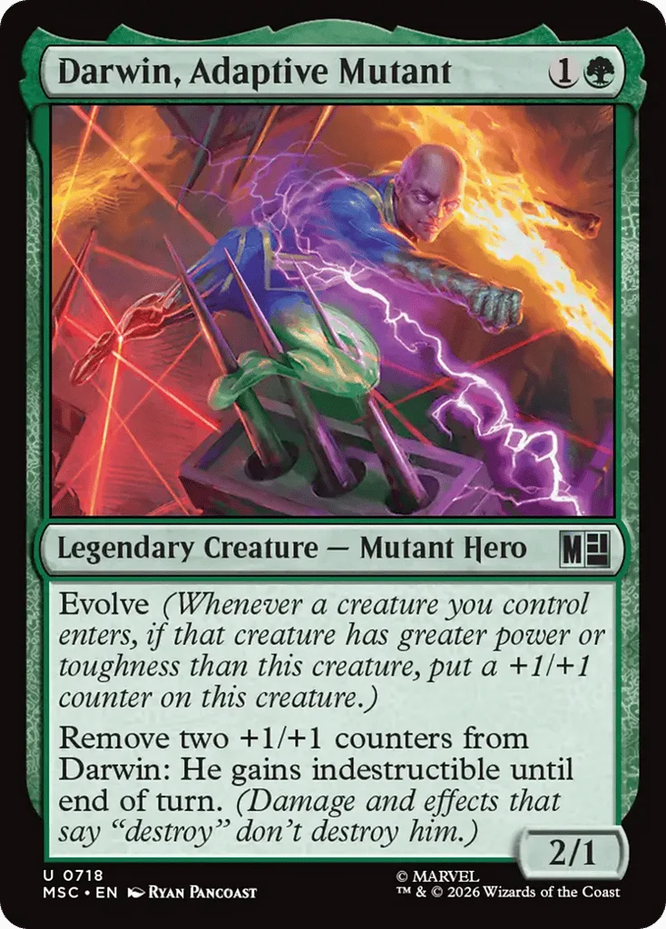 Darwin, Adaptive Mutant · Marvel Super Heroes Commander