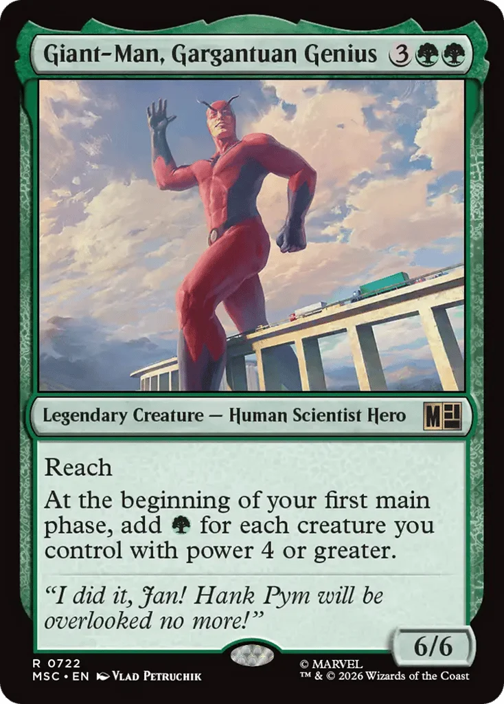 Giant-Man, Gargantuan Genius · Marvel Super Heroes Commander