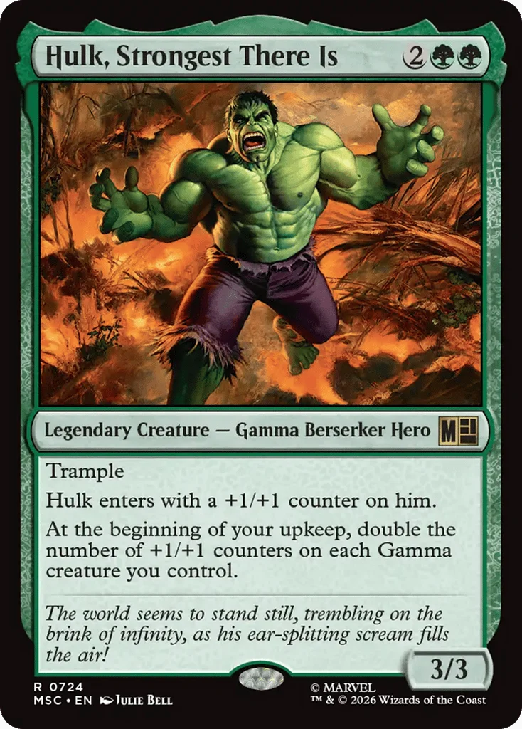 Hulk, Strongest There Is · Marvel Super Heroes Commander