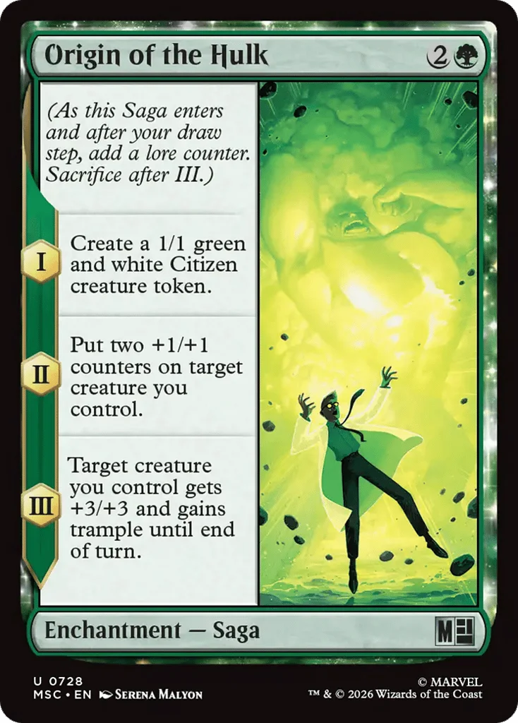 Origin of the Hulk · Marvel Super Heroes Commander