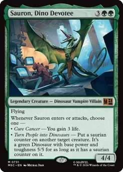 Sauron, Dino Devotee