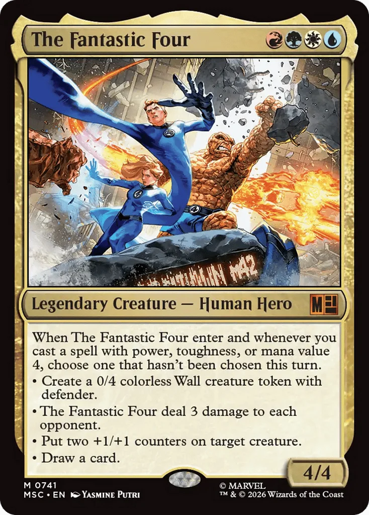 The Fantastic Four · Marvel Super Heroes Commander