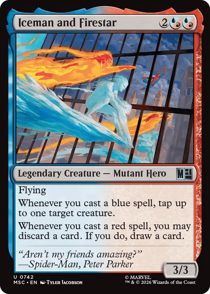 Iceman and Firestar · Marvel Super Heroes Commander