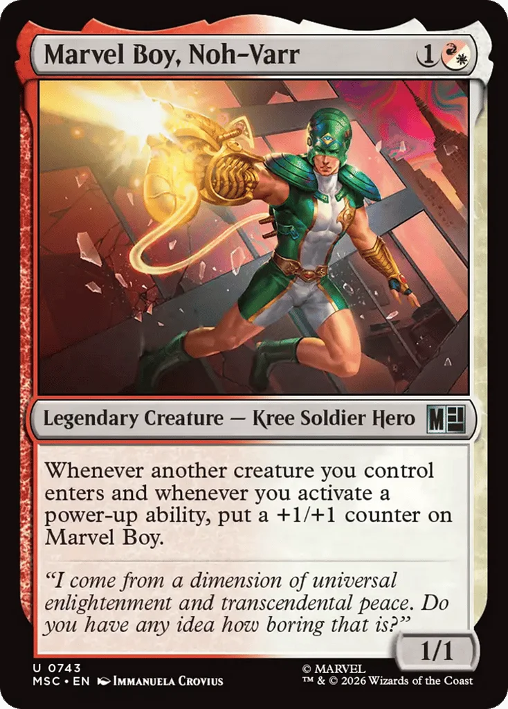 Marvel Boy, Noh-Varr · Marvel Super Heroes Commander