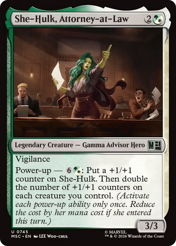 She-Hulk, Attorney-at-Law · Marvel Super Heroes Commander
