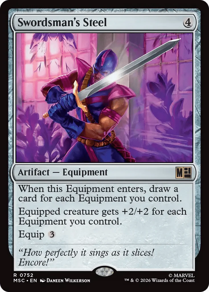 Swordsman's Steel · Marvel Super Heroes Commander