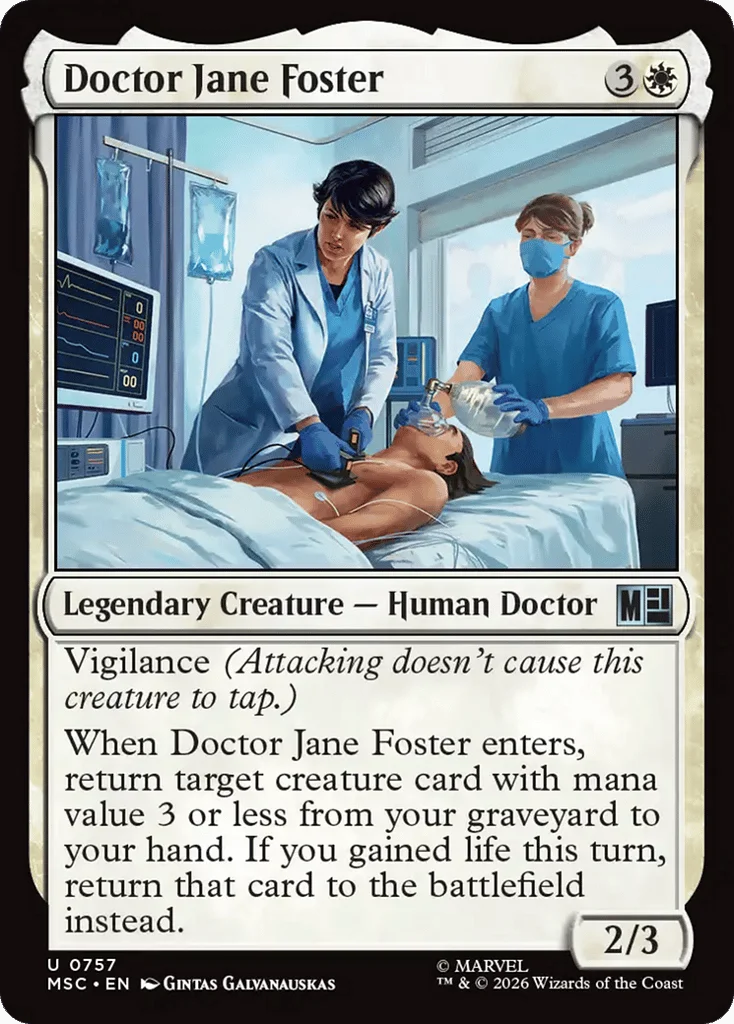 Doctor Jane Foster · Marvel Super Heroes Commander