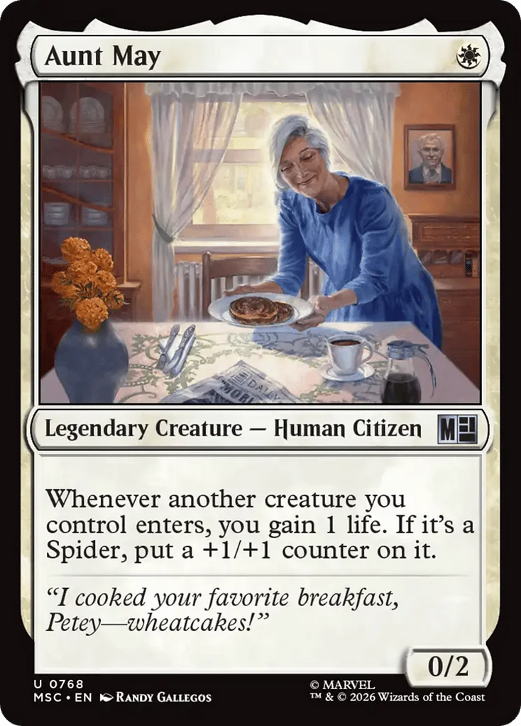 Aunt May · Marvel Super Heroes Commander
