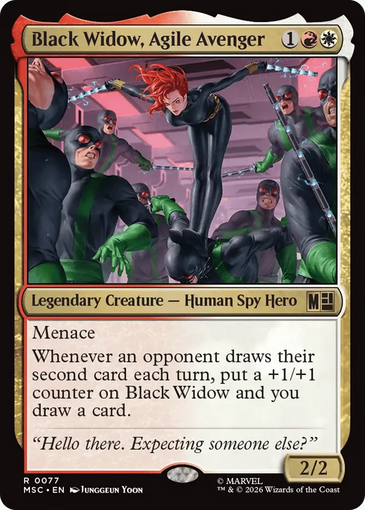 Black Widow, Agile Avenger · Marvel Super Heroes Commander