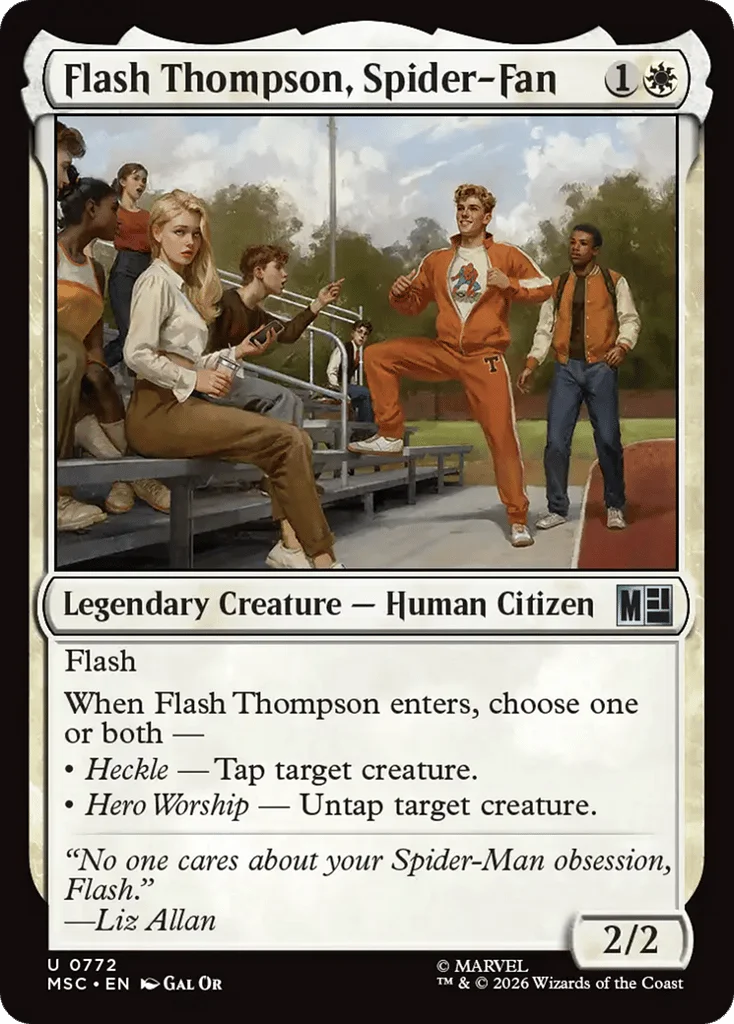 Flash Thompson, Spider-Fan · Marvel Super Heroes Commander