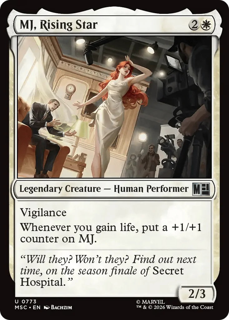 MJ, Rising Star · Marvel Super Heroes Commander