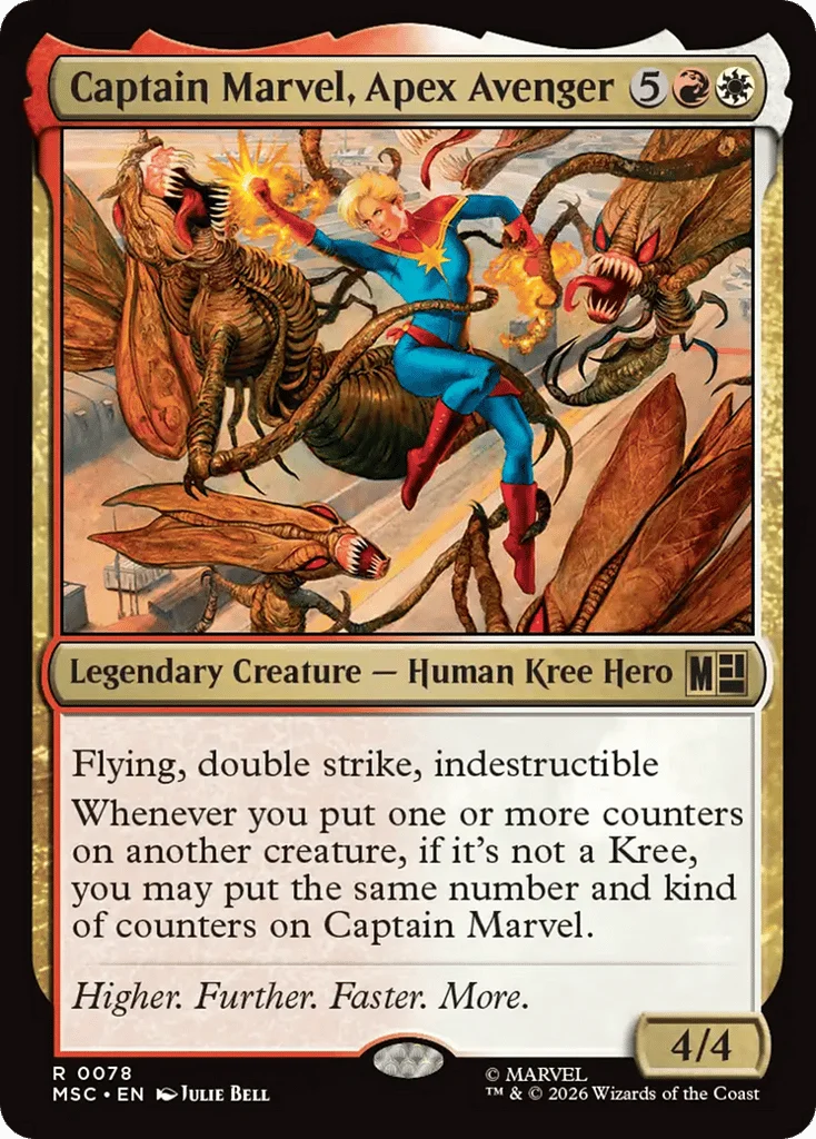Captain Marvel, Apex Avenger · Marvel Super Heroes Commander