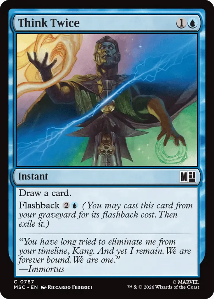 Think Twice · Marvel Super Heroes Commander