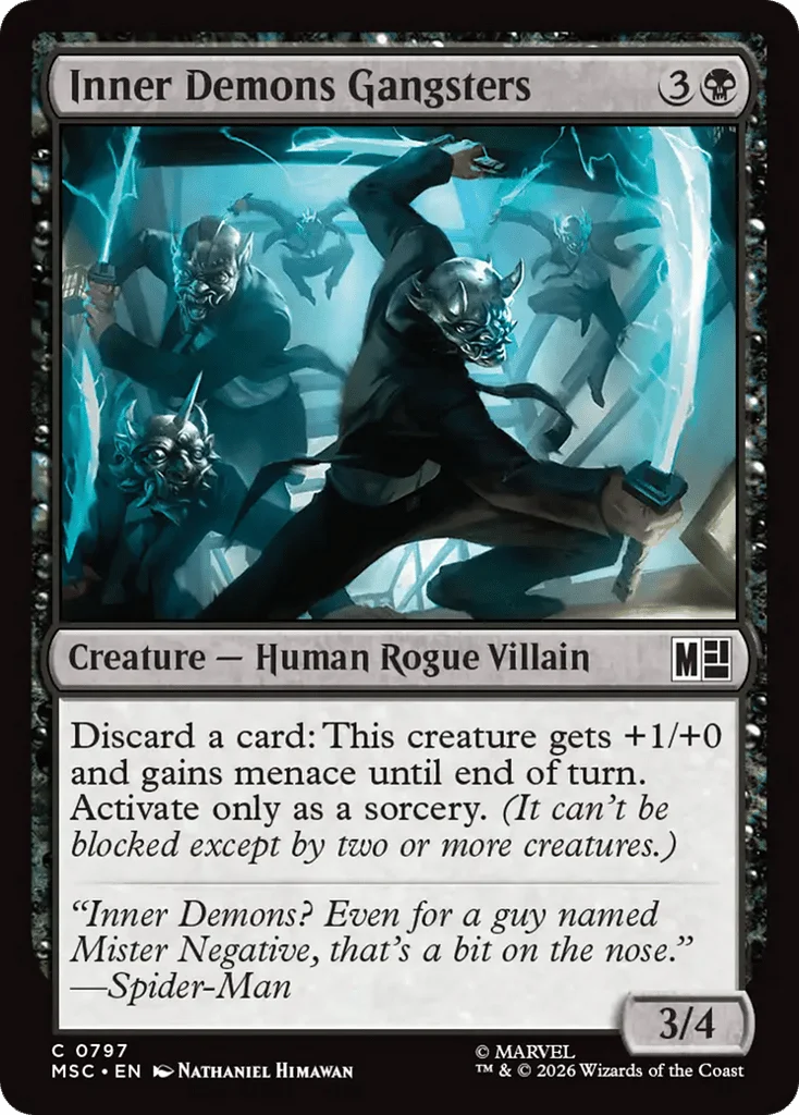 Inner Demons Gangsters · Marvel Super Heroes Commander