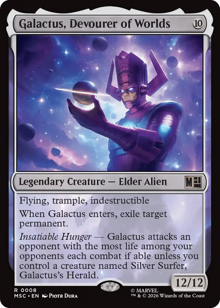 Galactus, Devourer of Worlds · Marvel Super Heroes Commander
