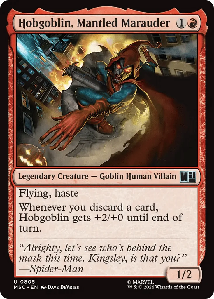 Hobgoblin, Mantled Marauder · Marvel Super Heroes Commander