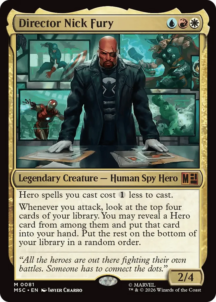 Director Nick Fury · Marvel Super Heroes Commander