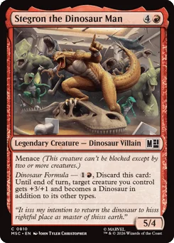 Stegron the Dinosaur Man