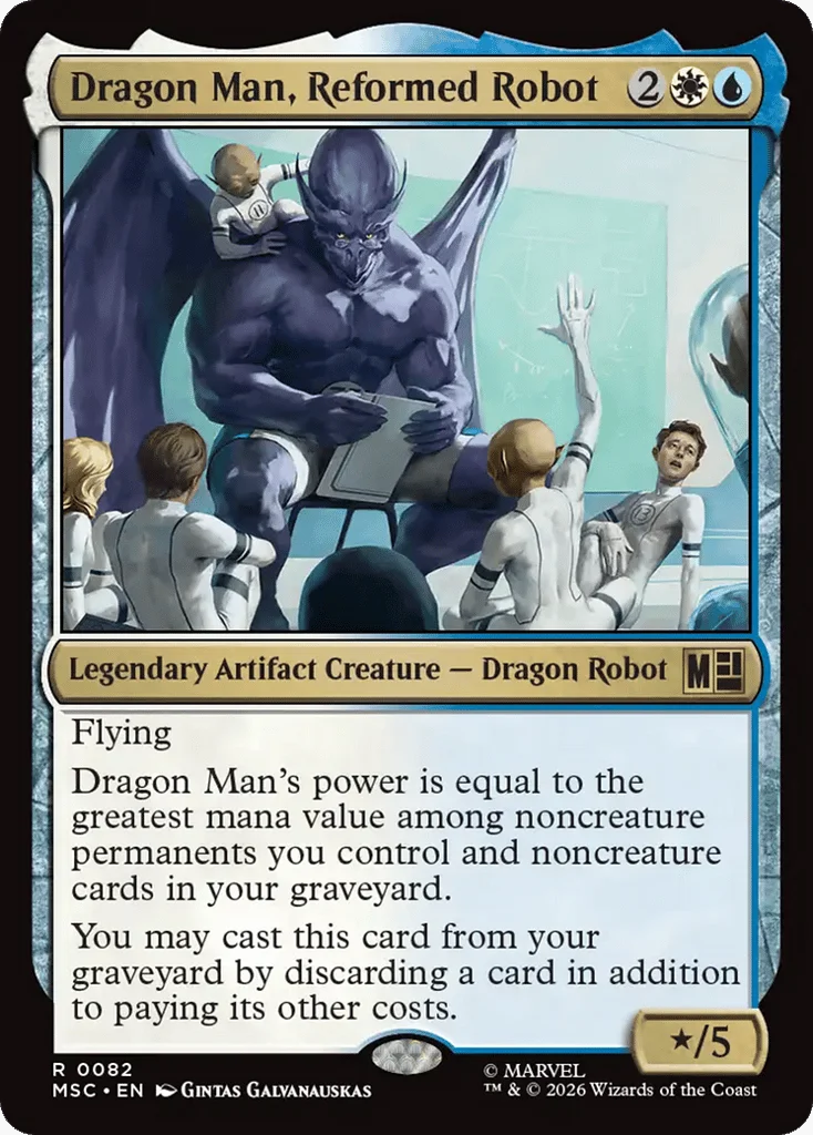 Dragon Man, Reformed Robot · Marvel Super Heroes Commander