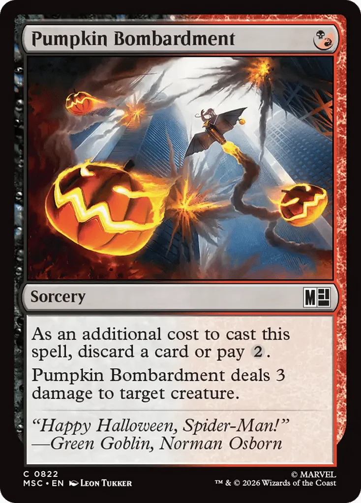 Pumpkin Bombardment · Marvel Super Heroes Commander