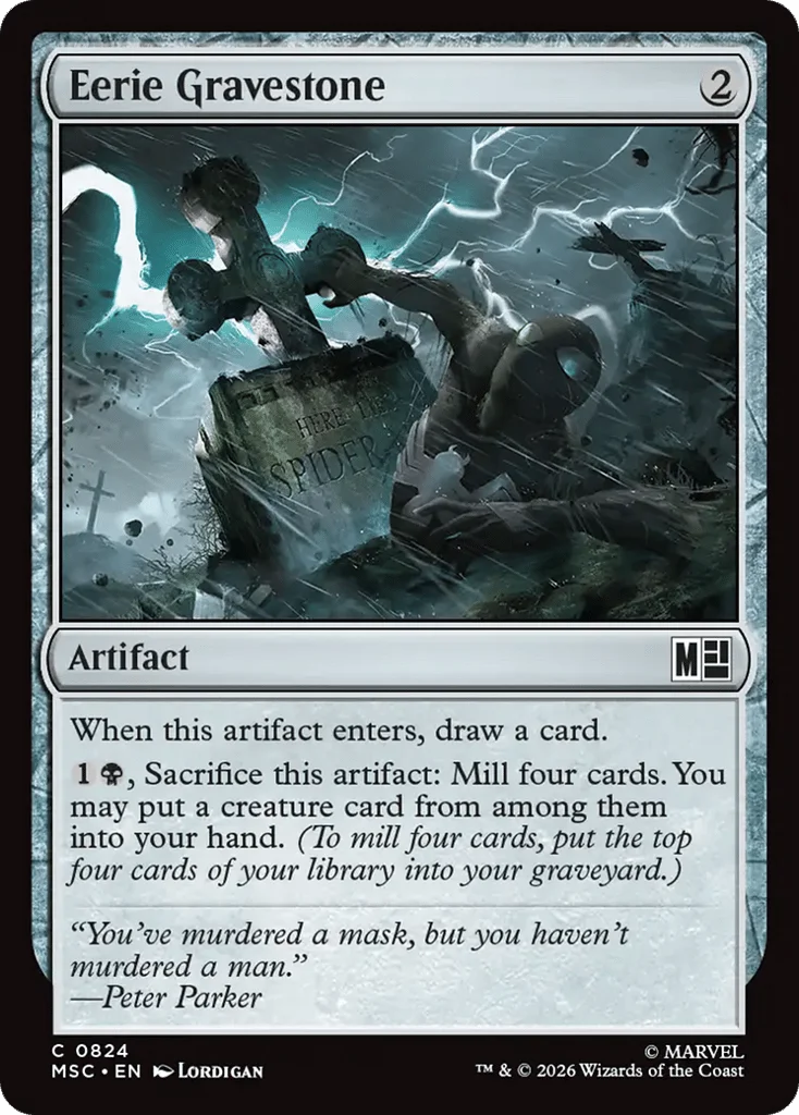 Eerie Gravestone · Marvel Super Heroes Commander