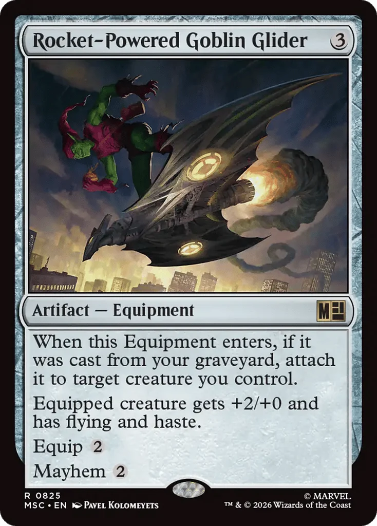 Rocket-Powered Goblin Glider · Marvel Super Heroes Commander