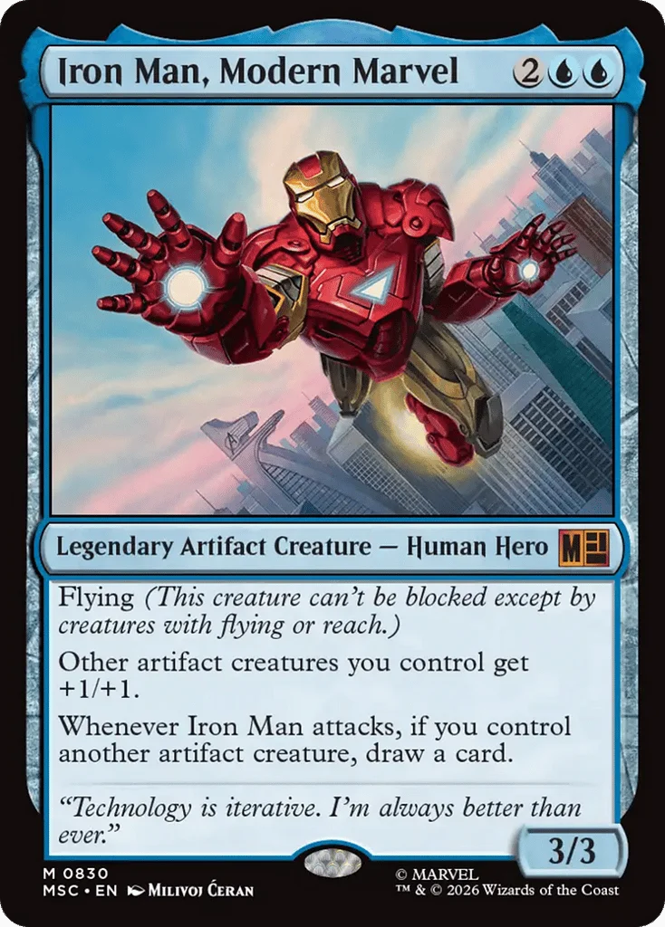 Iron Man, Modern Marvel · Marvel Super Heroes Commander