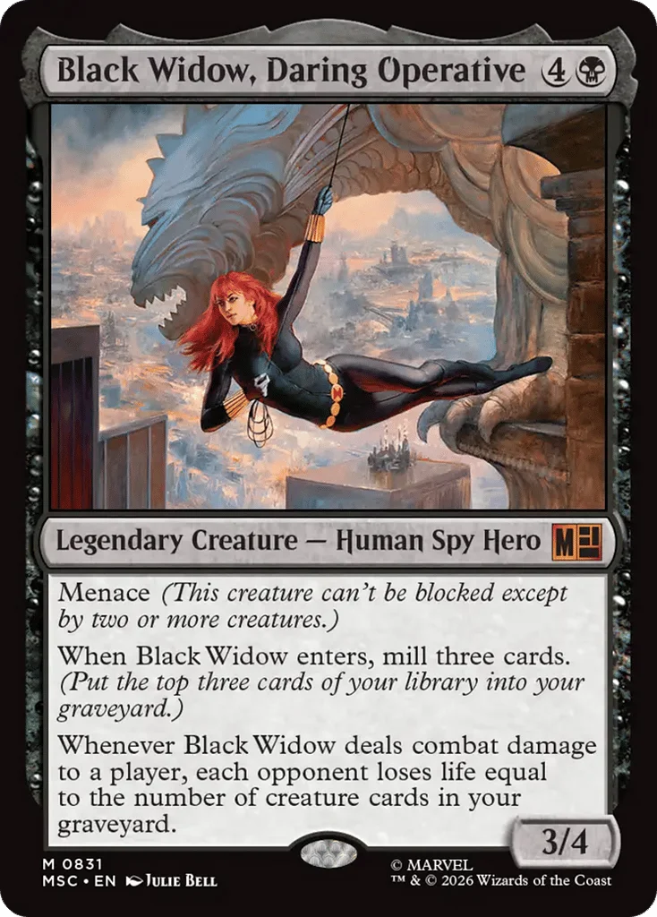 Black Widow, Daring Operative · Marvel Super Heroes Commander