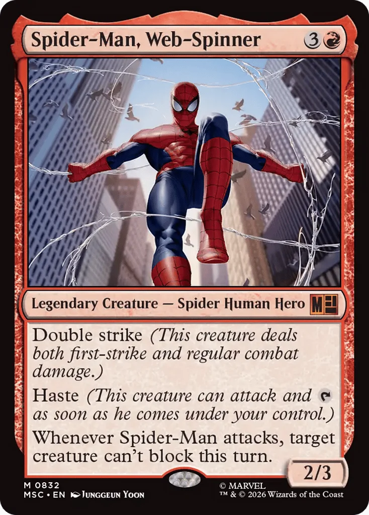 Spider-Man, Web-Spinner · Marvel Super Heroes Commander