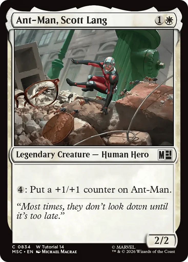 Ant-Man, Scott Lang · Marvel Super Heroes Commander