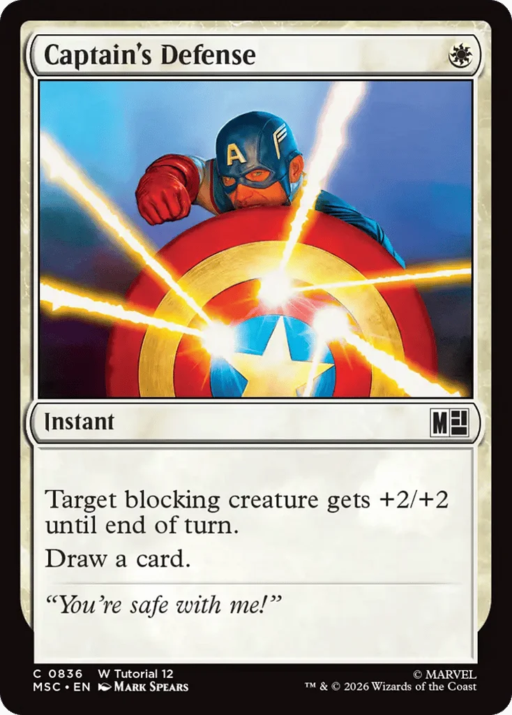 Captain's Defense · Marvel Super Heroes Commander
