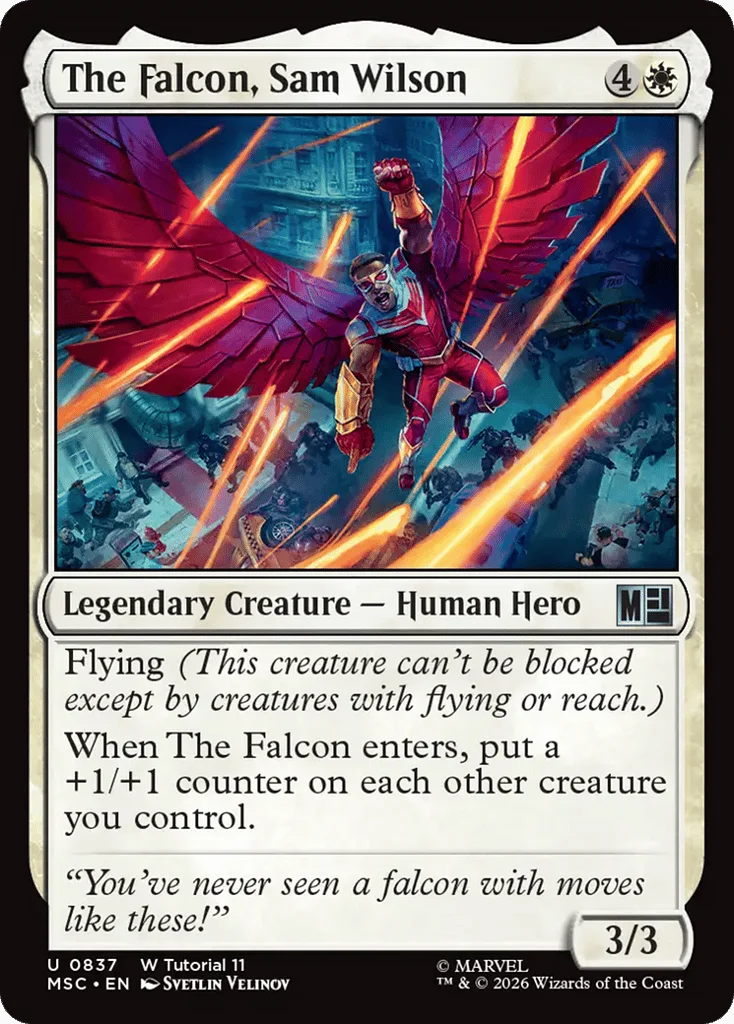 The Falcon, Sam Wilson · Marvel Super Heroes Commander