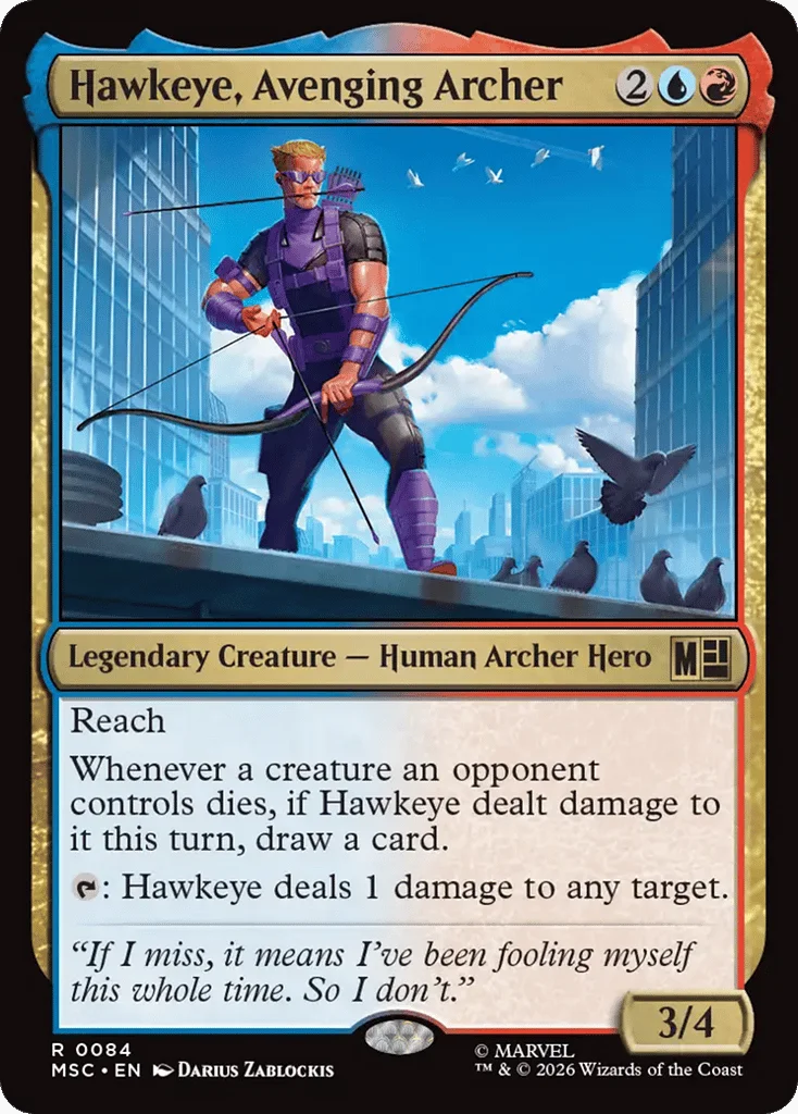 Hawkeye, Avenging Archer · Marvel Super Heroes Commander