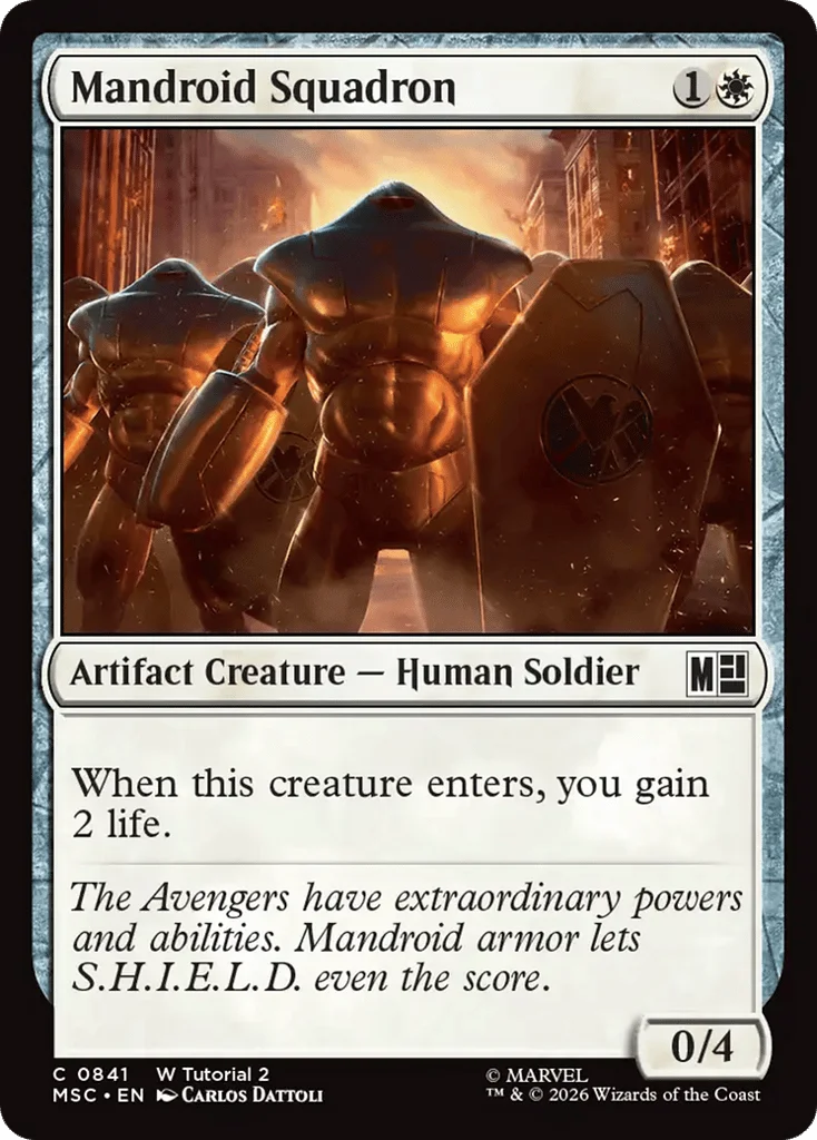 Mandroid Squadron · Marvel Super Heroes Commander