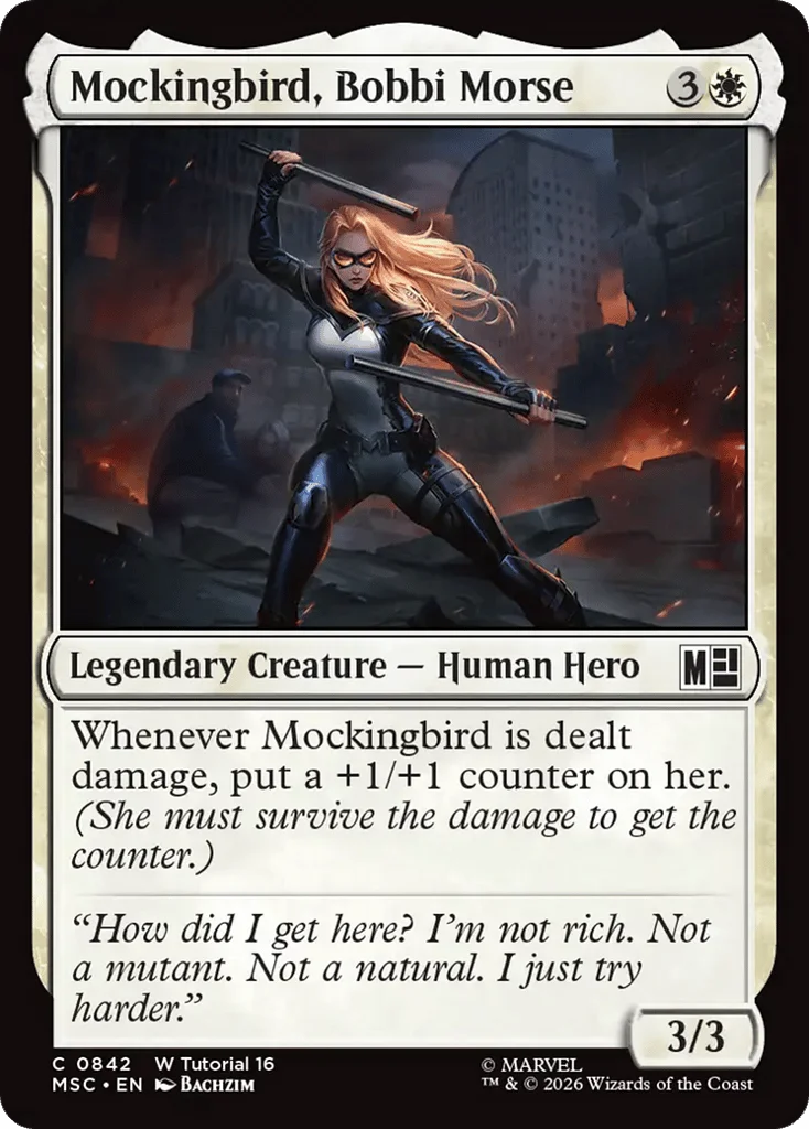 Mockingbird, Bobbi Morse · Marvel Super Heroes Commander