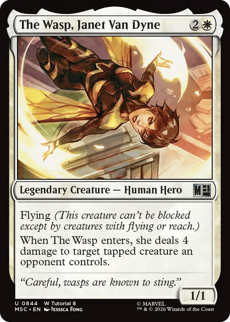The Wasp, Janet Van Dyne · Marvel Super Heroes Commander