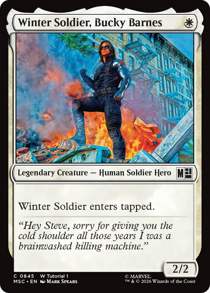Winter Soldier, Bucky Barnes · Marvel Super Heroes Commander