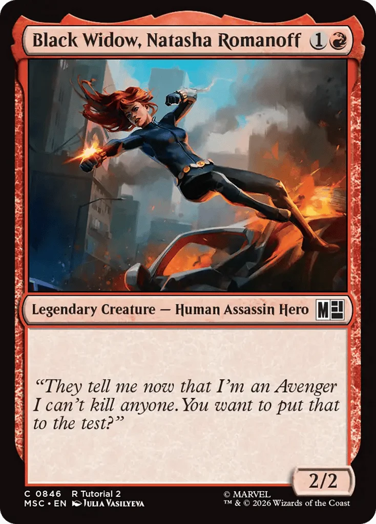 Black Widow, Natasha Romanoff · Marvel Super Heroes Commander